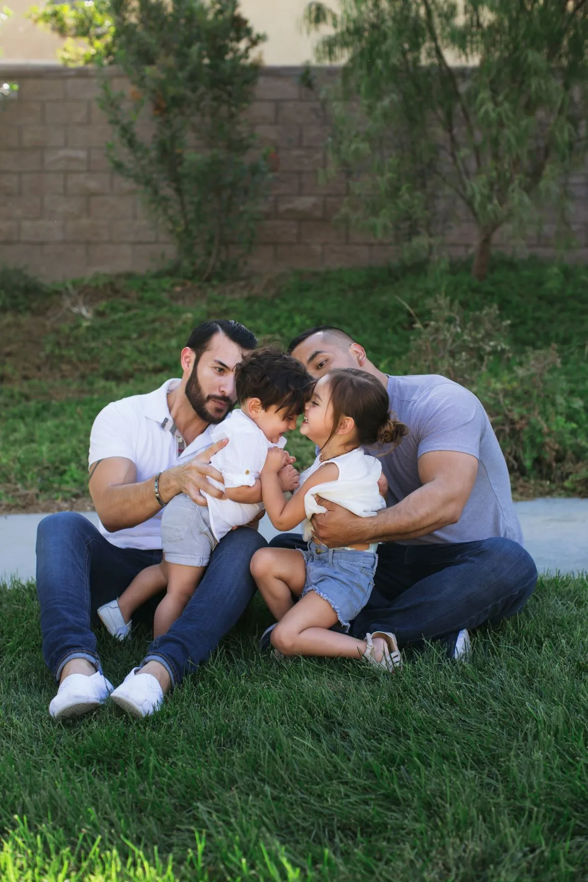 Children with parents