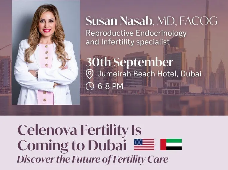Celenova Fertility is Coming to Dubai